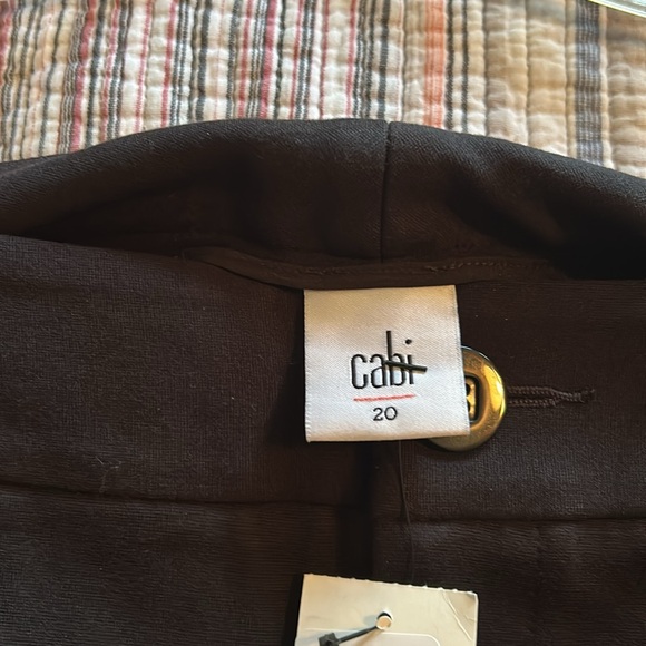 CAbi Black Tie Trousers | Slacks | Pants Style Number 6042R - Picture 4 of 6